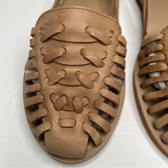 Nisolo Huarache Sandal in Almond Brown Size 8 - Picture 7 of 14